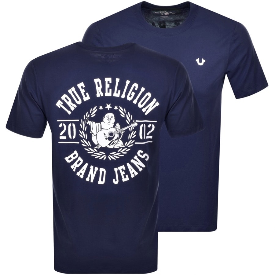 Alternative Image for ProductTrue Religion Logo T Shirt Navy1